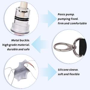 लिंग एक्सटेंडर स्ट्रेचर किट पुरुषों के लिए पुरुषों के लिए कर्षण उपकरण लिंग पंप सेक्स खिलौने लिंग विस्तार समायोज्य प्रशिक्षण किट - Product Image 6