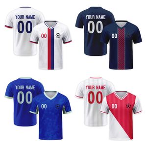 Maillots de football à manches courtes en polyester de haute qualité, col en V, respirants, nouvelle conception 2026, vente en gros, nom personnalisé, football - Product Image 1