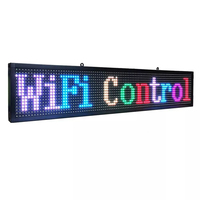 Pantalla LED P10 para Exteriores a Todo Color, Impermeable IP65, Programable por WiFi, Letrero LED con Mensajes Desplazables para Tiendas