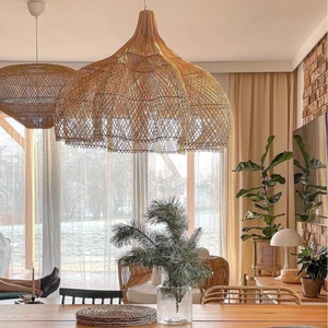 Fatto a mano giapponese sud-est asiatico <span class=keywords><strong>Rattan</strong></span> <span class=keywords><strong>lampadario</strong></span> per alberghi ristoranti salotti per sale da tè Hotel - Product Image 4