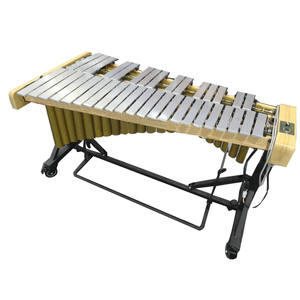 Vibráfono Eléctrico Profesional de 37 Tonos con Placas de Aluminio Instrumento Musical Escolar Tipo Marimba o Piano de Arpa de 37 Teclas - Product Image 1
