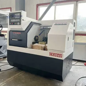 Cnc Lathe Machine Price Ck0640 Flat Bed Automatic Lathe Machine