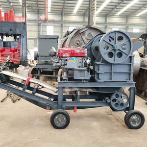 Trituradora de piedra móvil de exportación mundial PE 400x600 pantalla trituradora de mandíbula 3 T/h capacidad para mineral de oro granito hormigón nueva condición - Product Image 5