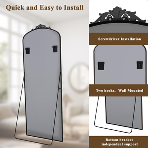 Grande porta ad arco gotico fatto a mano di lusso moderno metallo incorniciato <span class=keywords><strong>specchio</strong></span> di vetro per il bagno soggiorno retrò <span class=keywords><strong>Vintage</strong></span> stile rustico - Product Image 4