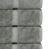 Serviette de bain en coton biologique 100% avec logo personnalisé CF Couleur unie 27x54 Technique tissée pour le bain de l'hôtel de luxe en éponge à la main