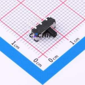 MSS-22D18G3 051 Slide Switch DIP Switch Double Pole Double Throw Rectangle Pin Header PC Pin Through Hole - Product Image 1