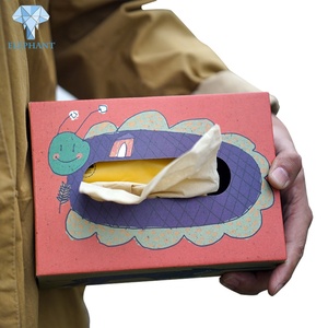 Custom ECO Individuation Printing Cartoon Packaging Paper Tissue <b>Box</b> - Product Image 3