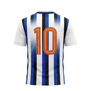 Ensemble de football d'été personnalisé, respirant, à séchage rapide, manches courtes, polyester, pour adulte, avec impression de logo d'équipe, impression par sublimation - Product Image 4