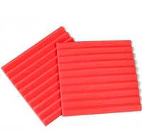 Feuille de mousse insonorisante en polyuréthane, mousse d'isolation acoustique pour KTV, panneaux de mousse acoustique pour l'insonorisation