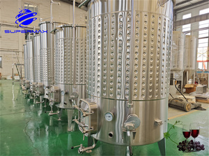 Serbatoio di Fermentazione del <span class=keywords><strong>Vino</strong></span> in Acciaio <span class=keywords><strong>Inox</strong></span> 2000L/3000L/4000L/5000L con Coperchio Flottante, Recipiente a Pressione per Impianti Vinicoli - Product Image 6