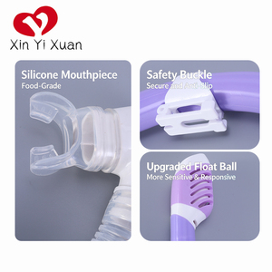 xinyixuan - Juego de Snorkel Personalizado para Niños, Gafas de Buceo Antivaho, Protector Nasal, Correa Elástica, Vista Amplia para Piscina y Playa - Product Image 2