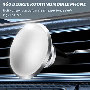 Car Phone Holder Universal Cell Phone Holder Mount 360 Degree Rotation Magnetic Mobile Phone Stand Holder