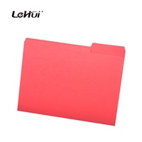 S-Red China Best Price 100 Pack Orange File Folders 1/3 Cut Tab Letter/Legal Size Idéal pour l'organisation et le stockage facile des fichiers