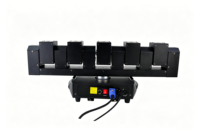 Projecteur laser à faisceau mobile 180W à 5 têtes, contrôlé par DMX, pour effets de scène en bar et KTV, modèle spécial