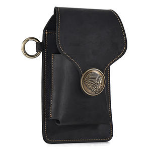 Sac banane en <span class=keywords><strong>cuir</strong></span> avec porte-Cigarette pour hommes, vente en gros - Product Image 5