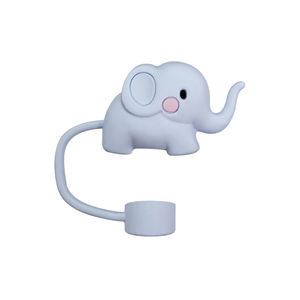 จุกปิดหลอดซิลิโคนรูปสัตว์น่ารัก ขายดี รุ่นกันฝุ่น รูปทรงสัตว์ สำหรับใช้ในบาร์ ทำจากซิลิโคน - Product Image 6