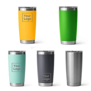 Christmas Gift <b>Custom</b> Eco-Friendly 304 Stainless Steel 20 Oz Tumblers Wholesale Bulk Coffee <b>Cups</b> Travel Camping Office Use - Product Image 3