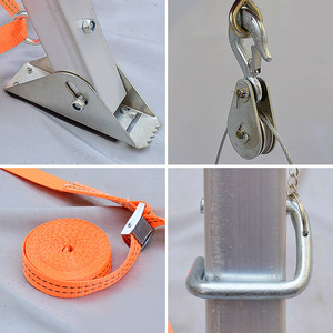 Trépied de sauvetage Fang Gong en alliage d'aluminium 10-50 kN, équipement portable de lutte contre les incendies - Product Image 5