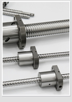 Long Service Life CNC SFU Ball Screw Kit GCr15 Material C3/C5 Grinding Grade Left Right Thread 12mm Diameter 4mm Lead Pitch