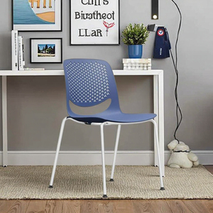 Silla de Oficina Moderna de Alta Calidad con Malla Transpirable, Diseño sin Ruedas, Altura Ajustable para Salas de Espera, Aprendizaje y Capacitación, Deseada por su - Product Image 1