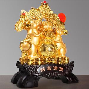 Statue personnalisée <span class=keywords><strong>du</strong></span> <span class=keywords><strong>rat</strong></span> en or <span class=keywords><strong>du</strong></span> zodiaque, symbole <span class=keywords><strong>du</strong></span> Nouvel An <span class=keywords><strong>2020</strong></span>, statue de souris/<span class=keywords><strong>rat</strong></span> - Product Image 4