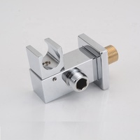 Support de Douche Carré en Laiton Chromé de Haute Qualité DIECHENG – Fixation Murale Dissimulée, Design Moderne Simple et Facile