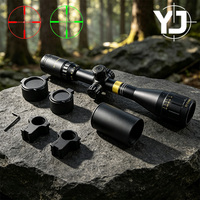 Lunette de visée de chasse YINGJI Optics 4-16x44E FFP avec illumination rouge, antichoc 1000G, réinitialisation zéro, IP67