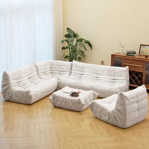 Fauteuils géants en forme de pouf Compression Factory, canapé pouf en mousse à mémoire de forme ODM, canapé d'angle paresseux compressé pour adultes - Product Image 2