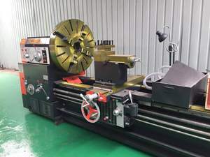 เครื่องกลึง CW6180 CW6163สำหรับงานหนักเครื่องกลึงโลหะสมรรถนะมั่นคง - Product Image 2