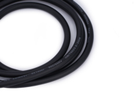 Câble d'extension électrique 3 broches Brésil, conducteur en cuivre SJTW, isolation PVC, solide, 1m, 10A, pour adaptateur PC