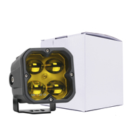 Phare de travail exclusif de conception compacte 3 "20W pour phare antibrouillard jaune de voiture