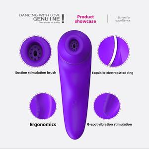 Amazon Dames Instant 100% Waterdichte USB Oplaadbare Tongvolgende Vibrerende Zuigende Masturbator Seks Speelgoed Groothandel - Product Image 2