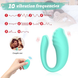 Vibrateur rechargeable pour femmes Ylove, double vibration, contrôle sans fil, stimulateur du clitoris, point G, masturbateur, jouet sexuel - Product Image 2