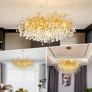 OEM Luxury Crystal Lamp Art Home Decor Large Glass <b>Pendant</b> <b>Light</b> Modern Round Drop Crystal Chandelier - Product Image 1