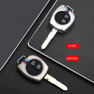 Funda Protectora para Llaves de Coche de Aleación de Zinc y Gel de Sílice para <span class=keywords><strong>SUZUKI</strong></span> Grand Vitara S-CROSS Alivio SX4, Accesorios para Llavero con Anillo - Product Image 6