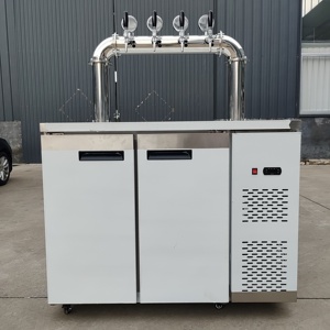 Gran oferta, dispensador <span class=keywords><strong>de</strong></span> <span class=keywords><strong>cerveza</strong></span> <span class=keywords><strong>de</strong></span> acero inoxidable tipo D <span class=keywords><strong>de</strong></span> 4 grifos, sistema <span class=keywords><strong>de</strong></span> tiro portátil <span class=keywords><strong>de</strong></span> 220V, bajo ruido para Bar/Pub/fiesta para bebidas - Product Image 1