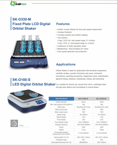 LABTEX placa fija LCD Digital Orbital <span class=keywords><strong>Shaker</strong></span> laboratorio plataforma fija suspensión General mezcla Orbital <span class=keywords><strong>Shaker</strong></span> - Product Image 6