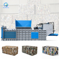 OCEAN Horizontale Kunststoff-Textilballenpresse Karton-Schrott-Eisen-Metall Hydraulische Ballenpressen-Maschine
