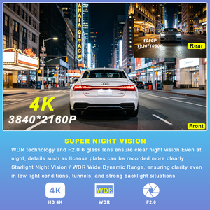 <span class=keywords><strong>Mini</strong></span> Cámara para Auto <span class=keywords><strong>DVR</strong></span> 4K, Doble Cámara 4K con Wifi y GPS, Lente Dual Delantera y Trasera, Caja Negra para Auto, Dashcam 4K - Product Image 4
