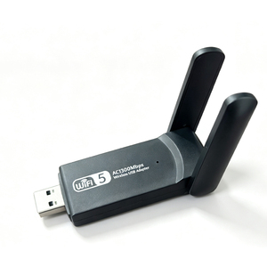 IFA02 1300Mbps WiFi 5 USB3.0 อะแดปเตอร์ไวไฟ ดูอัลแบนด์ 2.4G 5G เสาอากาศรับสัญญาณสูง ดองเกิลเครือข่ายไร้สาย - Product Image 1
