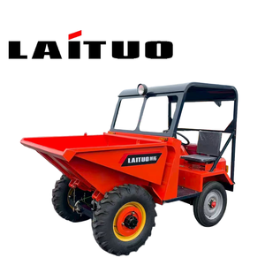 Мини-самосвал LaiTuo китайского производства, дизельный двигатель, колесная формула 4x4, объем ковша 0,622 м³, гарантия 6 месяцев - самосвал - Product Image 1