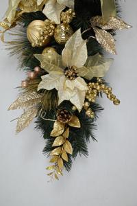 พู่ห้อยรูปหยดน้ำตาเทียมสำหรับตกแต่งบ้านงานคริสต์มาสงานตามสั่ง - Product Image 4