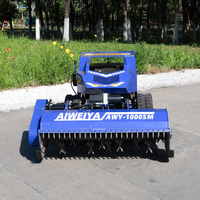 Cortadora de césped RC con motor de baja contaminación, certificada por CE y EPA, máquina para mantenimiento de césped en pendientes para campos de golf