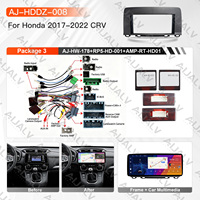 Kit de navigation automobile Aijia 12,3 pouces avec GPS intégré, Android Auto, CarPlay, écran d'affichage à montage sur tableau de bord pour Honda CRV 2017-2022