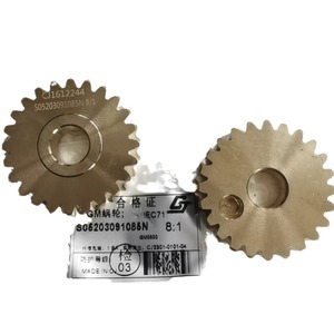 Engranaje helicoidal Chengji 8:1 de 24 dientes S05203091085N GM0500 de aluminio y bronce para Milton Roy IEC71 - Product Image 5