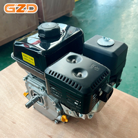 Moteur à essence Loncin G200F 196cc 6,5 CV 3600 tr/min à arbre horizontal avec démarrage par lanceur pour compacteur de plaques et taloche vibrante