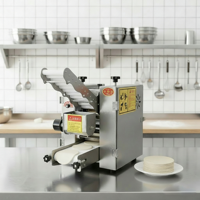 Machine automatique commerciale en acier inoxydable pour la fabrication de feuilles de raviolis, grande capacité, pour wontons, empanadas et feuilles de rouleaux de printemps