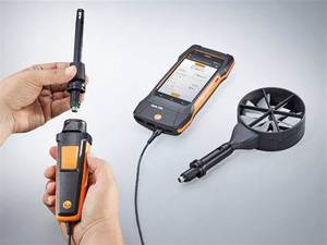 Testo Text 400 Ensemble de mesure pour systèmes de climatisation et de ventilation Sonde de mesure de vitesse du vent 0563 0400 71 - Product Image 6