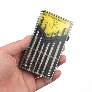 Set di Cacciaviti in Acciaio Industriale e Mini Kit per Riparazione Occhiali - Piccoli Utensili di Precisione per Orologiai - Product Image 4