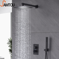 SAMTOU nouveau design intégré dans le mur minuterie de douche numérique, douche électrique affichage numérique système de douche salle de bain, douche avec boutons